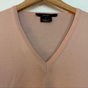 Men’s Gucci V Neck Sweater (Sz M)